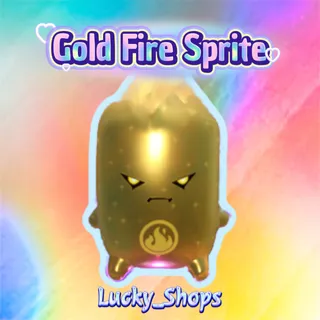 Gold Fire Sprite
