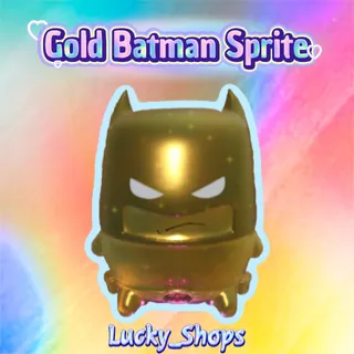 Gold Batman Sprite