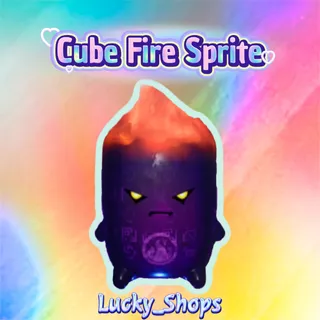 Cube Fire Sprite