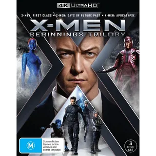 X-Men: Beginnings Trilogy Collection / USA / Single Code / 4K / MA / Ports