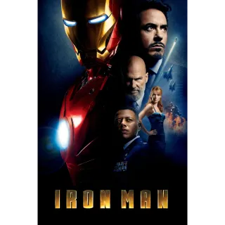 Iron Man / 3 Movie Bundle / USA / HD / GooglePlay / Ports through MA