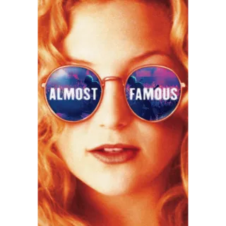 Almost Famous / USA / 4K iTunes or UHD VUDU / Does not port