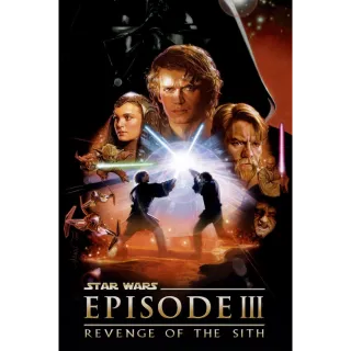 Star Wars: Episode III - Revenge of the Sith / USA / HD / GooglePlay / Ports through MA