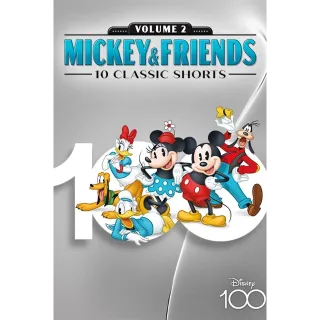 Mickey & Friends 10 Classic Shorts (Volume 2) / USA / HD / MA / Ports