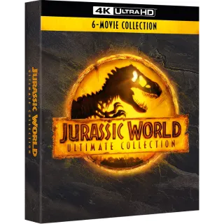 Jurassic World Ultimate Collection / 6 Movie Collection / USA / 4K / MA / Ports