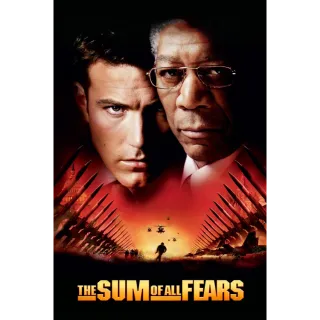 The Sum of All Fears / USA / 4K iTunes / Does not port
