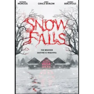 Snow Falls / USA / UHD VUDU / Does not port