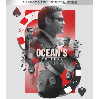 Ocean Trilogy (3 Movie) Collection / USA / Single code / MA / 4K / Ports