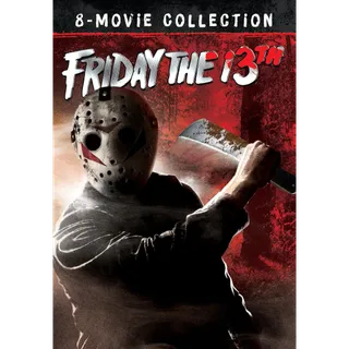 Friday the 13th (8 movie) Collection [total 9 movies] / USA / 4K & HD VUDU (FAH) / Does not port