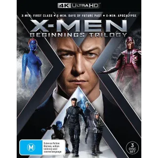 X-Men: Beginnings Trilogy Collection / USA / 4K / MA / Ports