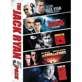 Jack Ryan (5 movie) collection / USA / Single code / UHD VUDU / Does not port