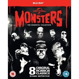 Universal Monsters (8 Movie) Essentials Collection / USA / MA / 4K / ports