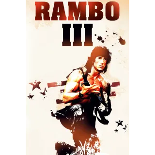Rambo III / USA / 4K iTunes or UHD VUDU / Does not port
