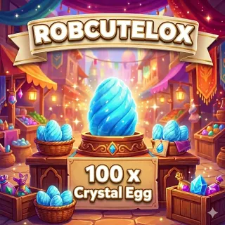 100 x Crystal Egg