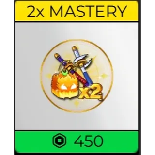 BLOXFRUIT X2 MASTERY