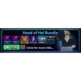Anime Apocalypse Head of Hei Bundle