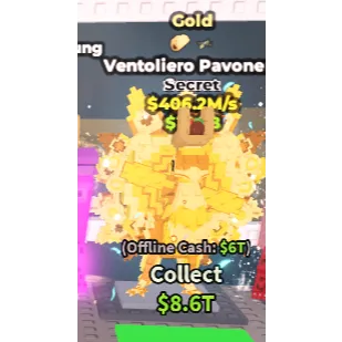 Gold ventoliero pavonero
