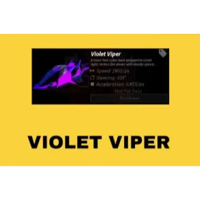 Violet Viper Boat - fisch