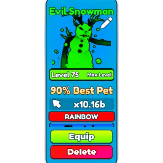 Evil Snowman - Tap Simulator