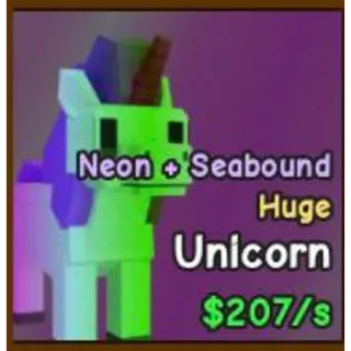 Huge Unicorn (NEON) - Catch And Tame