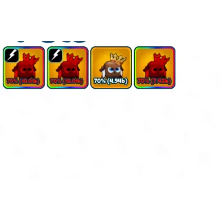 3x Rainbow Royal Puppy - tap simulator