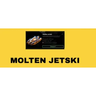 Molten Jetski boat - FISCH