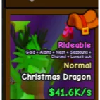 NEON Christmas Dragon - Catch And Tame