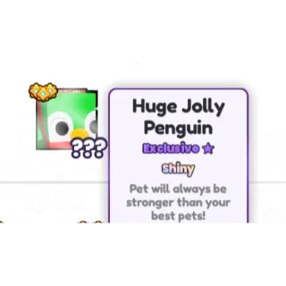 Shiny Huge Jolly Penguin