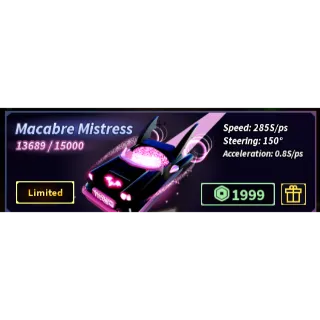 Macabre Mistress Boat - Fisch