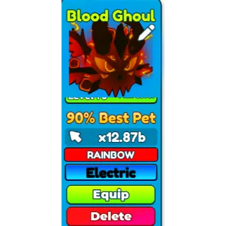 Rainbow Electric blood ghoul