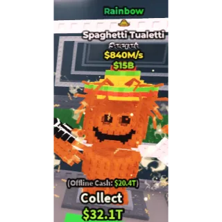 Rainbow Spaghetti Tualetti 840m/s