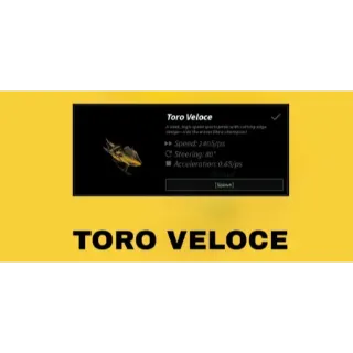 Toro Veloce - FISCH