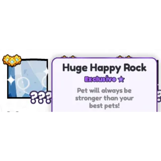 Huge happy Rock
