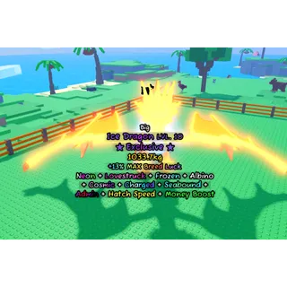 Neon Ice Dragon - Catch And tame