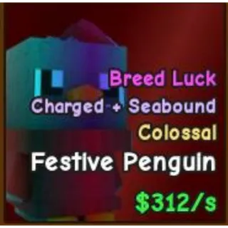 Colossal Festive Penguin - Catch And Tame