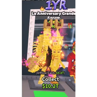 GOLD La Anniversary Grande 1bm/s