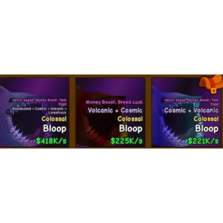 BUNDLE COLOSSAL BLOOP - CATCH AND TAME