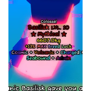 Colossal Basilisk - Catch And tame