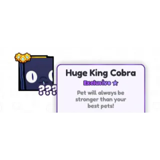 Huge King Cobra