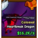 Colossal Heartbreak Dragon - Catch and tame