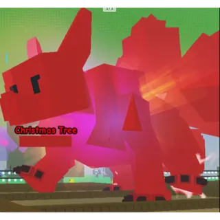 HUGE RAINBOW RED KITSUNE