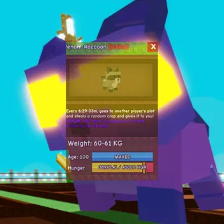 60-61KG HUGE VENOM RACCOON