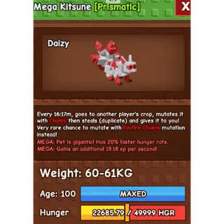 HUGE MEGA RED KITSUNE