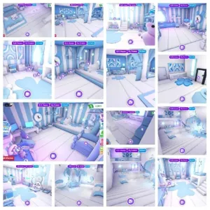 ADOPT ME ICY BLUE HOUSE