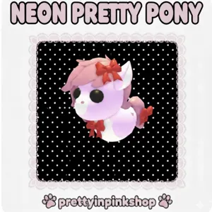 PRETTY PONY NEON