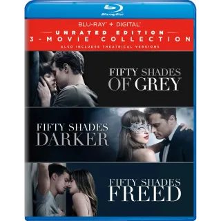 Fifty Shades of Grey Collection 1-3 + Unrated Movies Anywhere HD