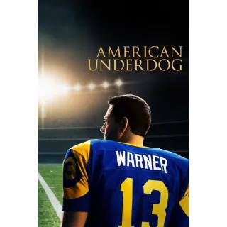 American Underdog Vudu HD or iTunes 4K UHD
