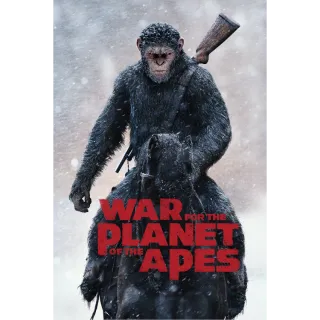 War for the Planet of the Apes Movies Anywhere 4K UHD