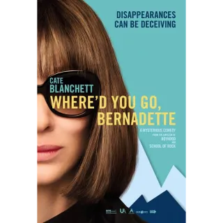 Where'd You Go Bernadette Movies Anywhere HD