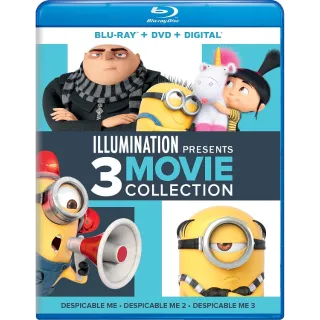 Despicable Me Collection 1-3 Movies Anywhere HD